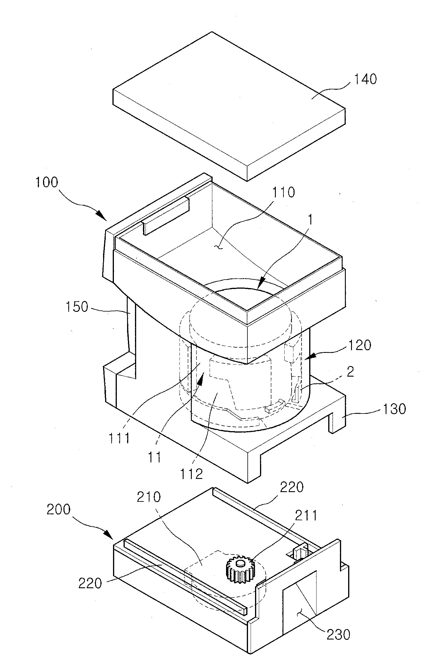 Tablet cassette of automatic tablet packing apparatus