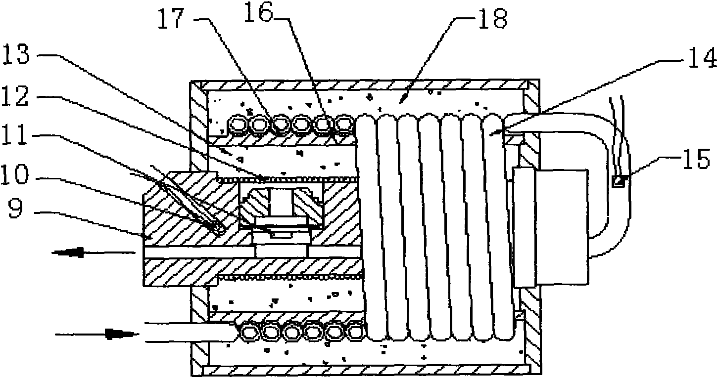 Constant temperature insulation system for thermal conductivity gas detection