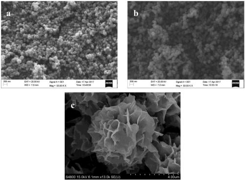 Horseradish peroxidase magnetic nano flower and preparation method and application thereof