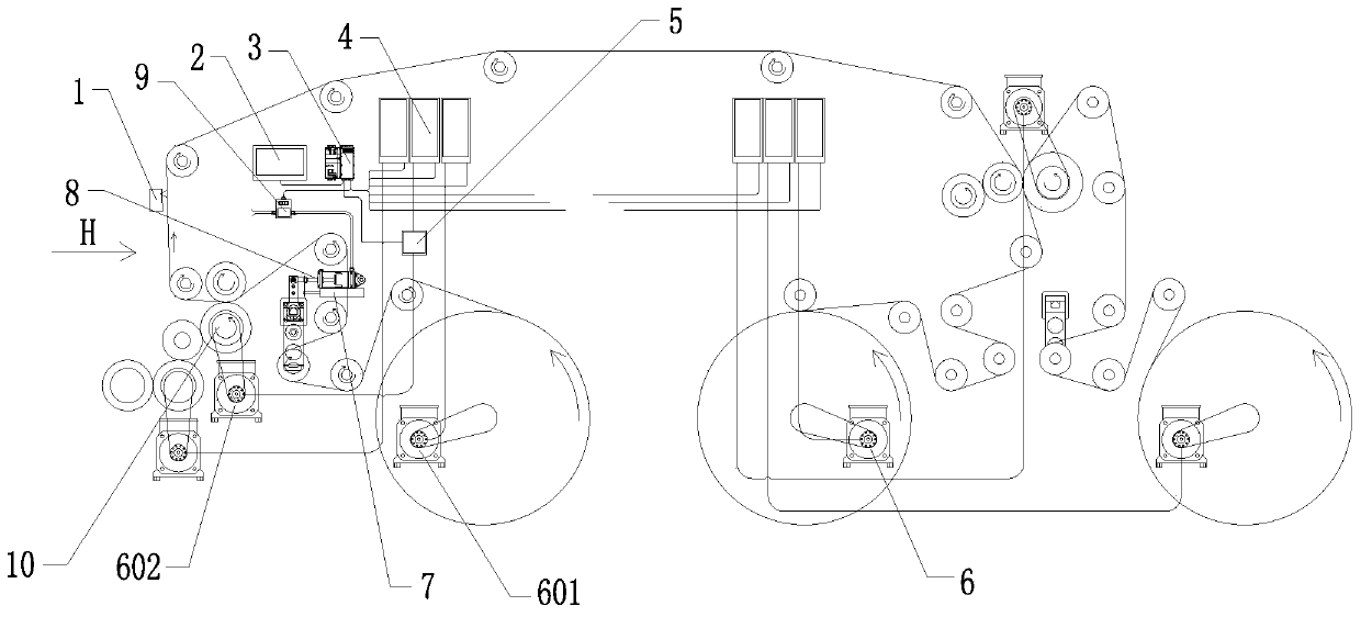 Base material graph-text length control method in compounding process