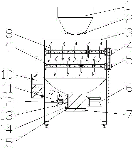 Efficient dust-free soil crusher