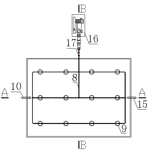 Flow and device for aquaculture sewage combination purifying treatment