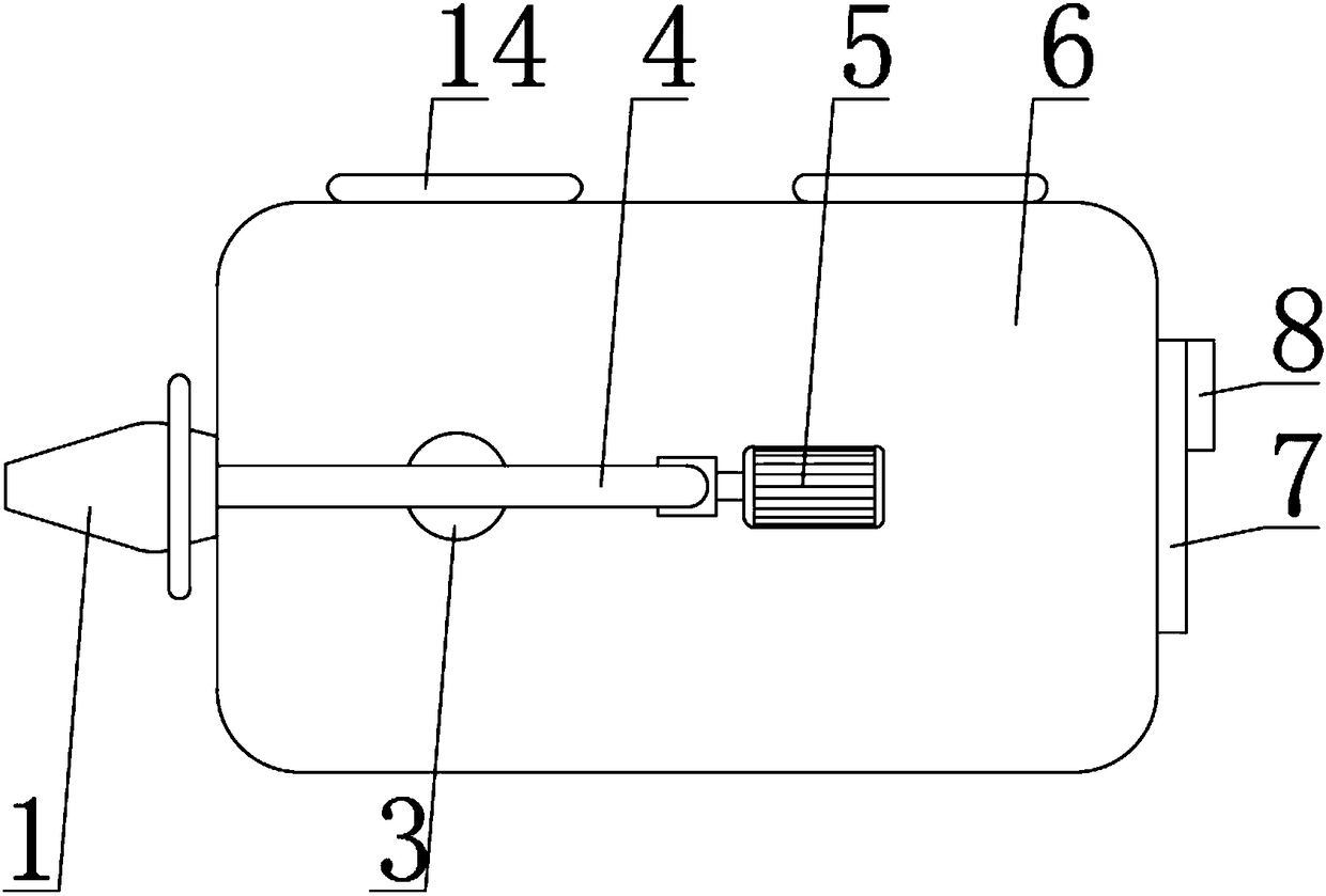 Nasal cavity cleaning nursing device for otolaryngology department