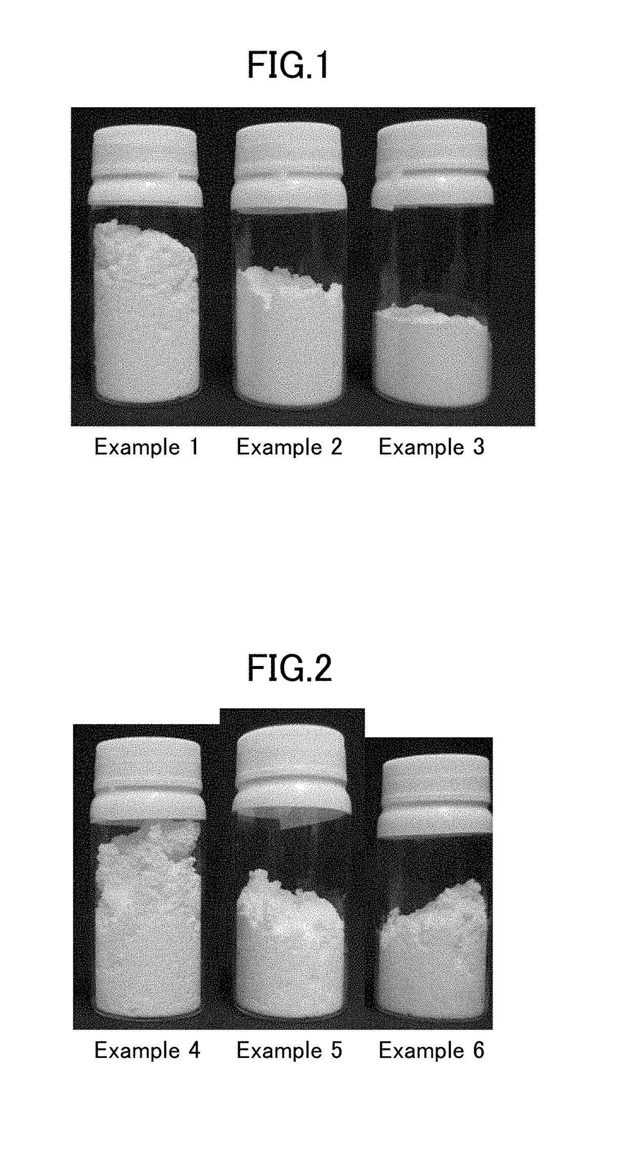 Powderizing agent for liquid component