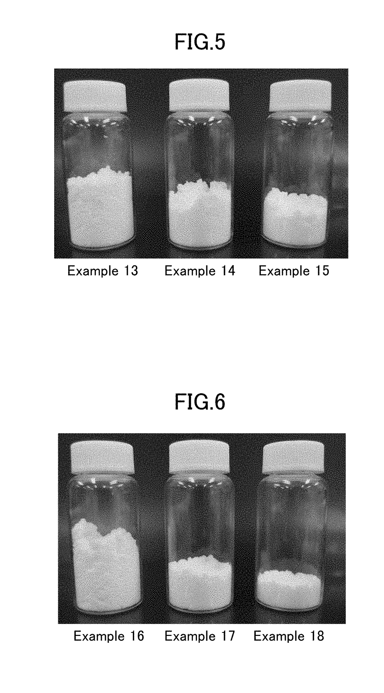 Powderizing agent for liquid component