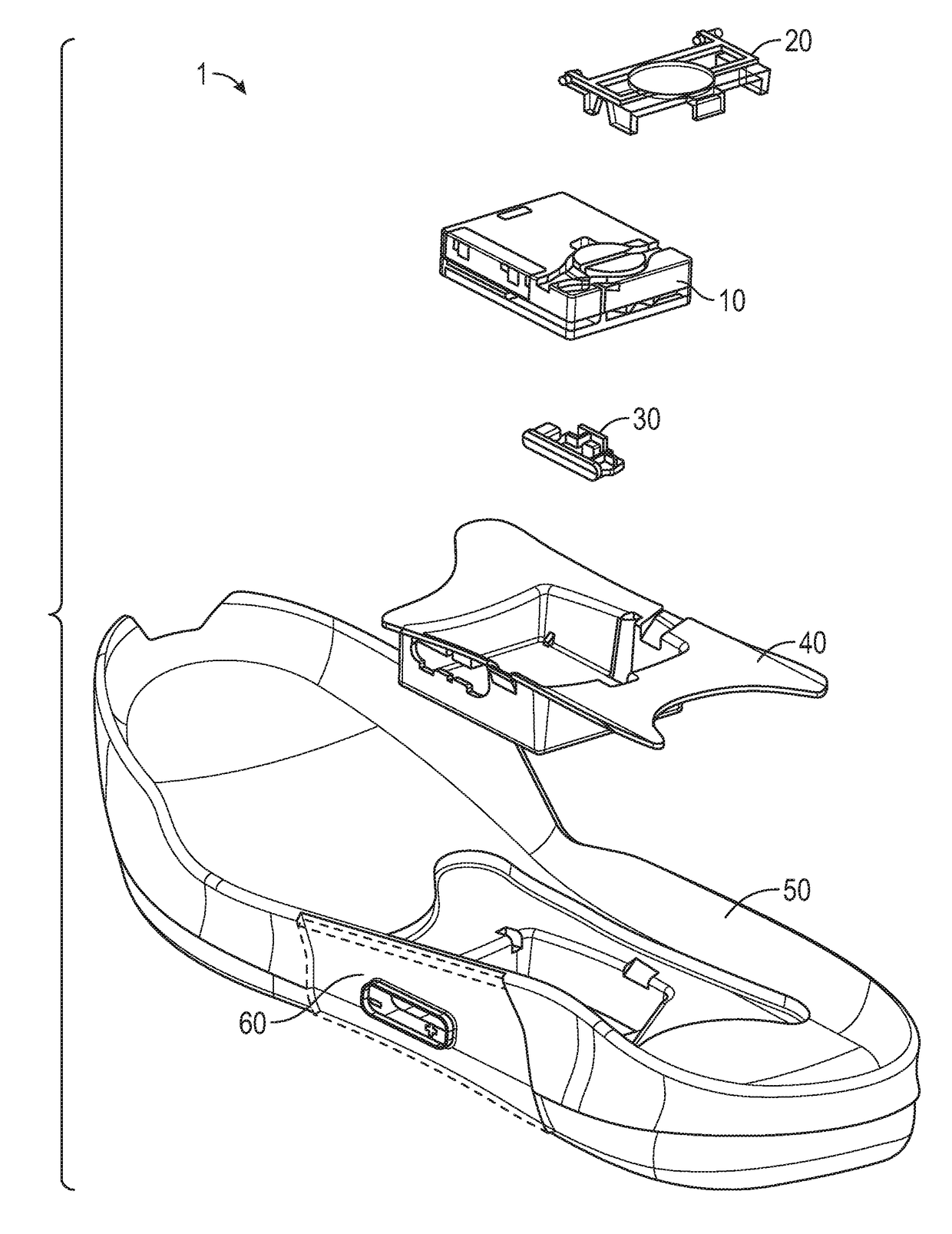 Automated footwear platform having lace cable tensioner