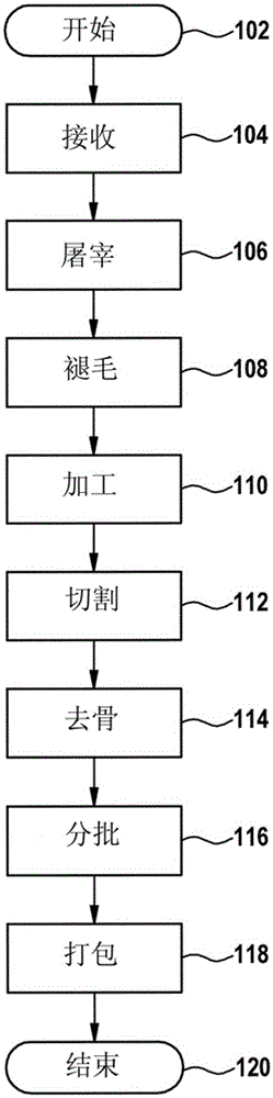 Processing device for processing slaughtered and plucked poultry carcasses, comprising poultry-support devices and poultry-processing devices