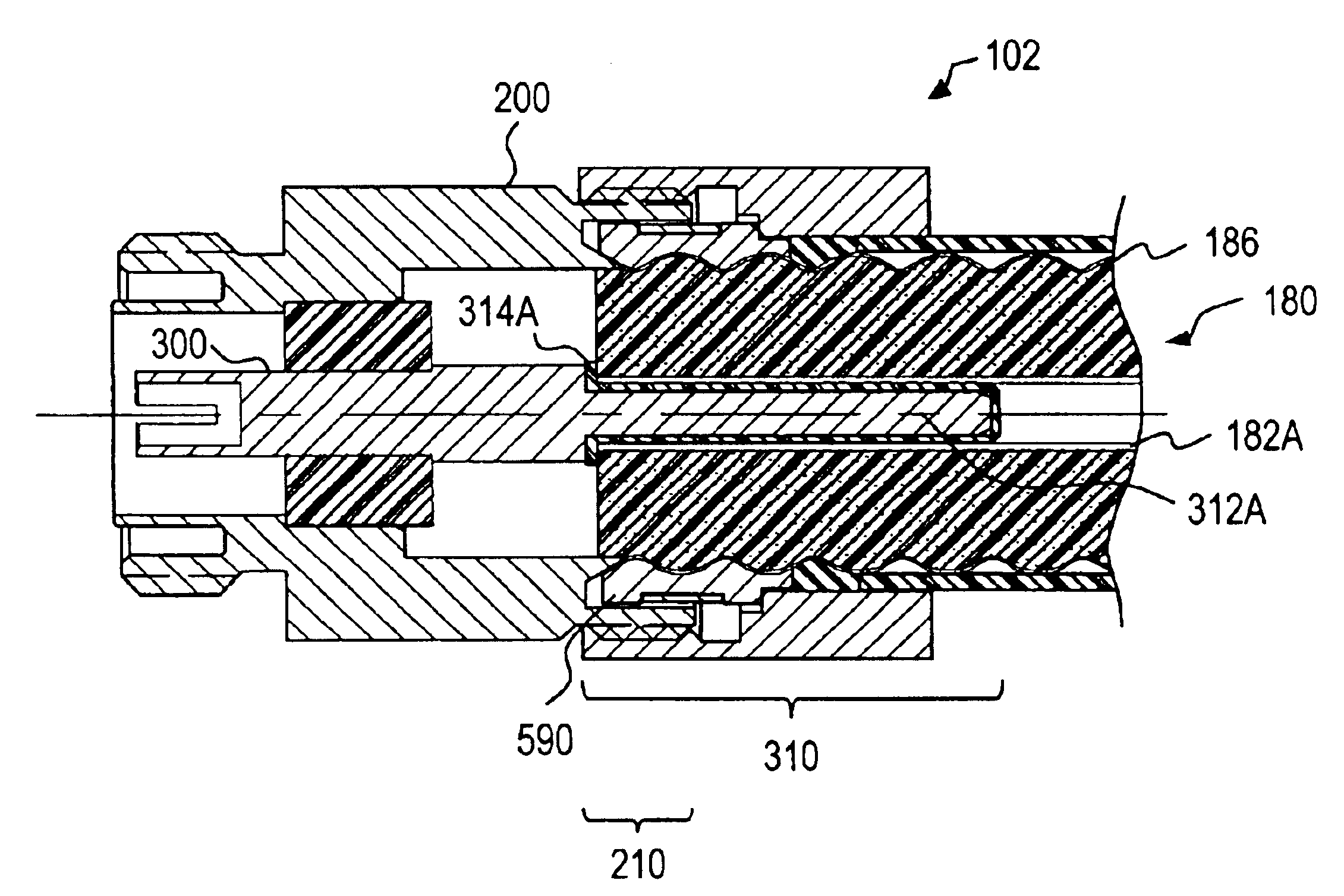 Tuned radio frequency coaxial connector