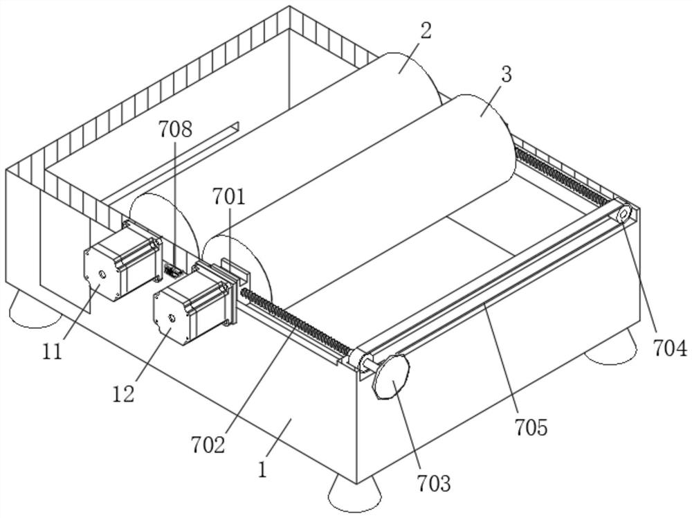 Pole piece pressing device for lithium battery production