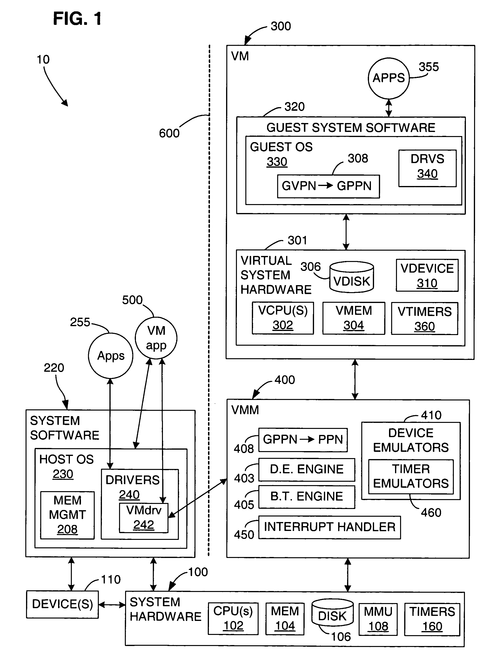 Method and apparatus for emulating multiple virtual timers in a virtual computer system when the virtual timers fall behind the real time of a physical computer system