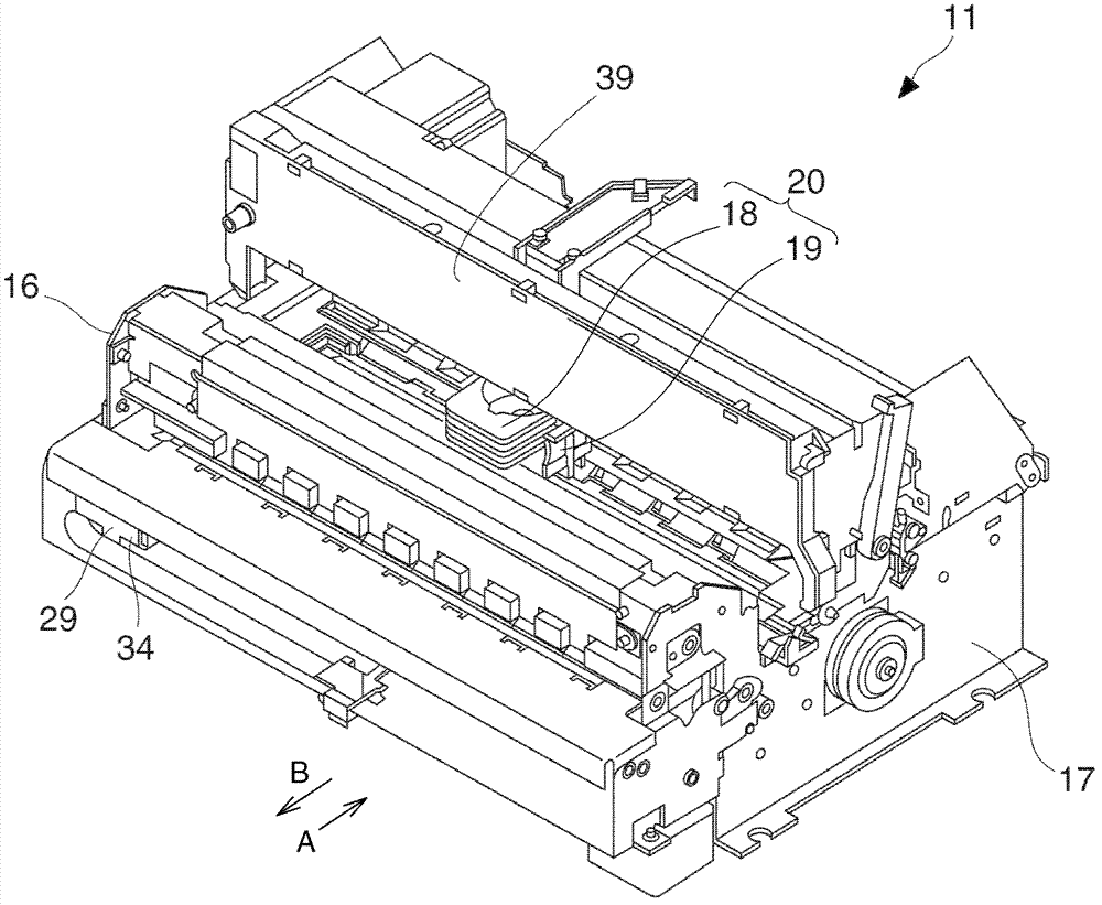 Recording device and control method of the recording device