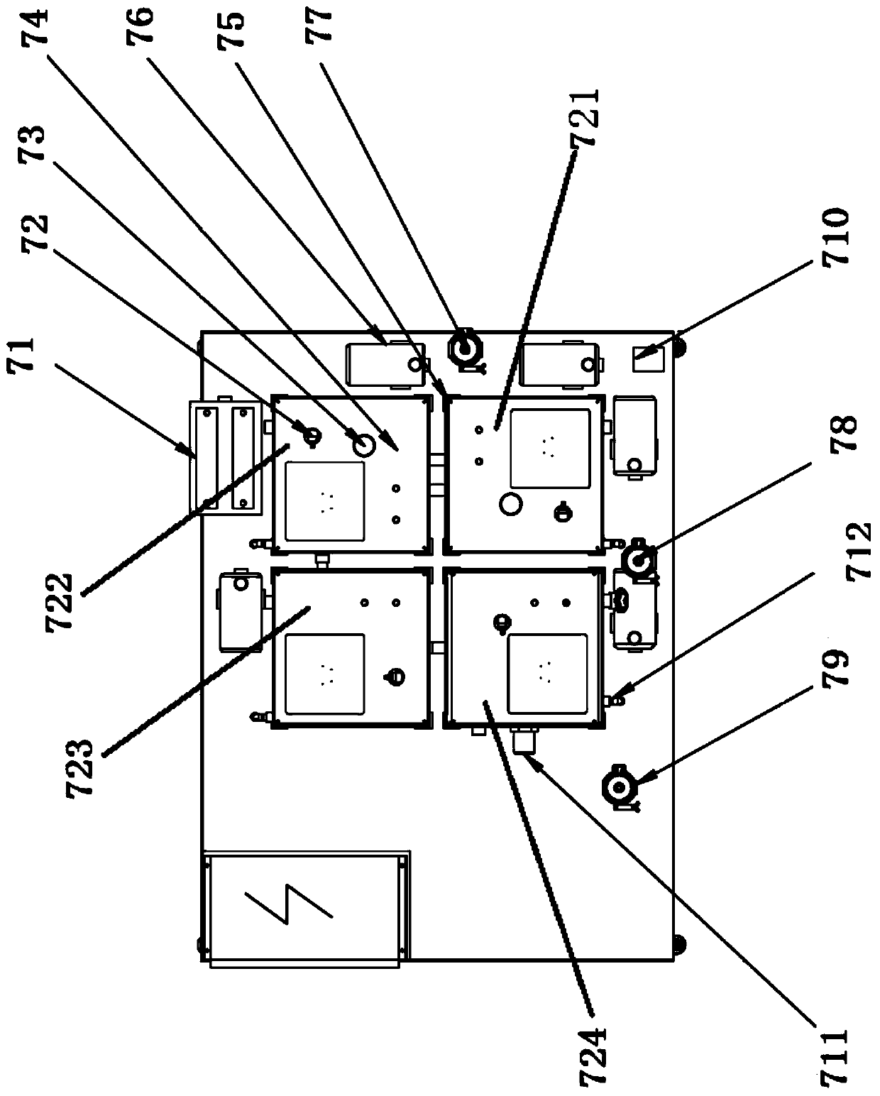 Motor rotor machining center