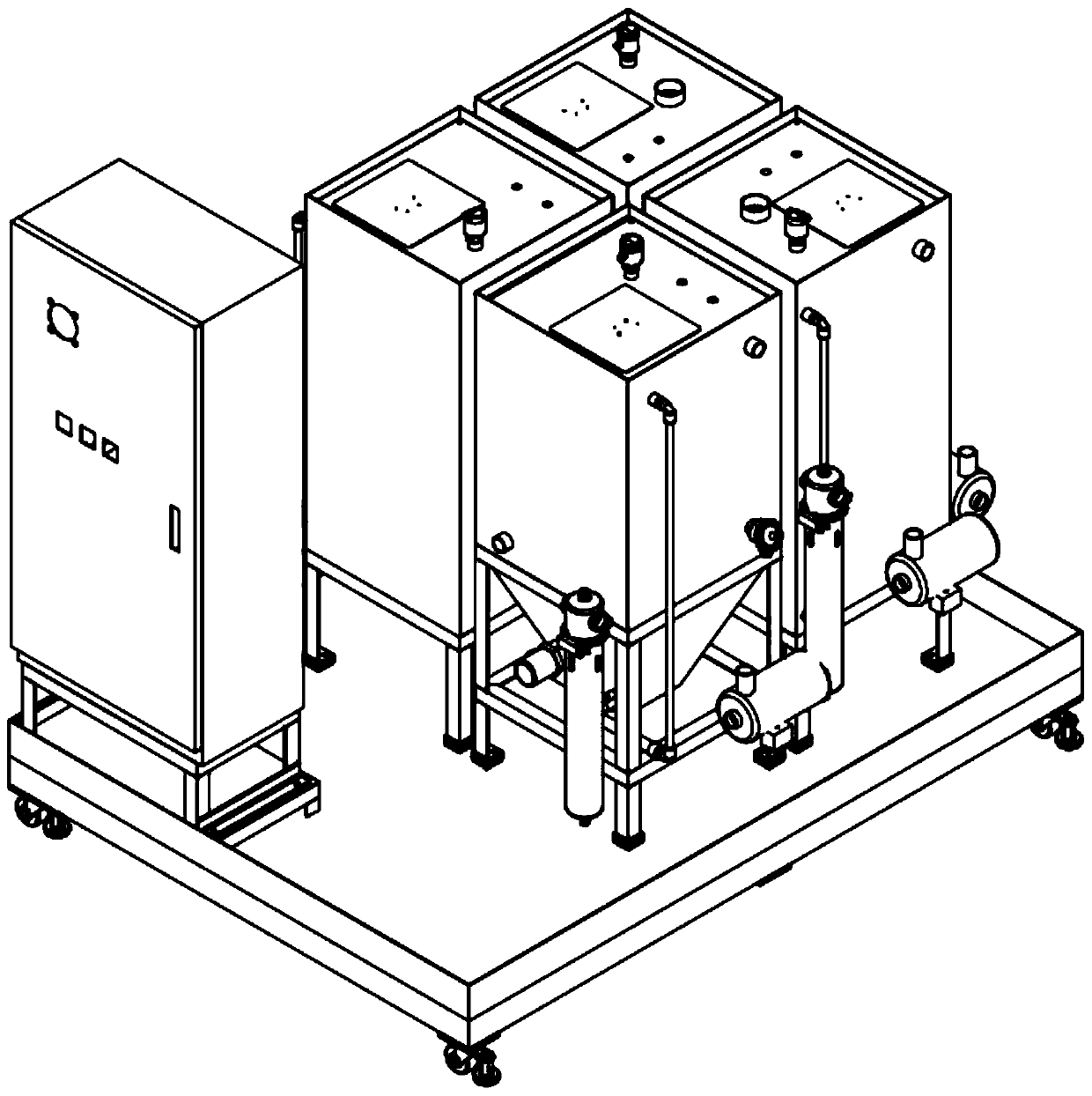 Motor rotor machining center