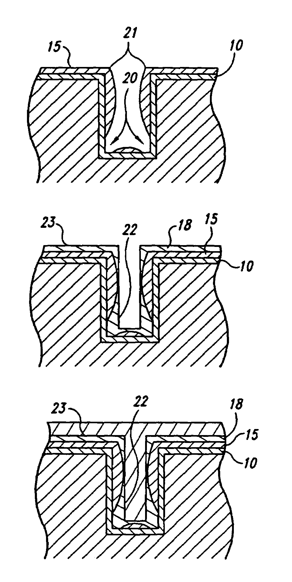 Apparatus and method for electrochemically depositing metal on a semiconductor workpiece