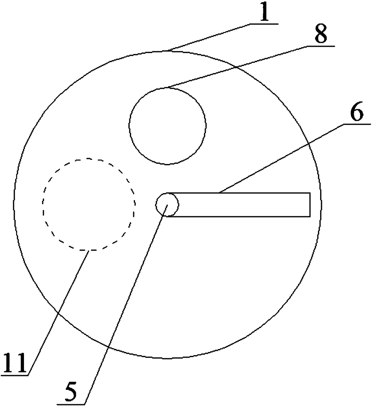 Anti-clamping flushing-resistance material door and use method thereof