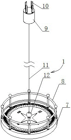 Foucault pendulum demonstration device