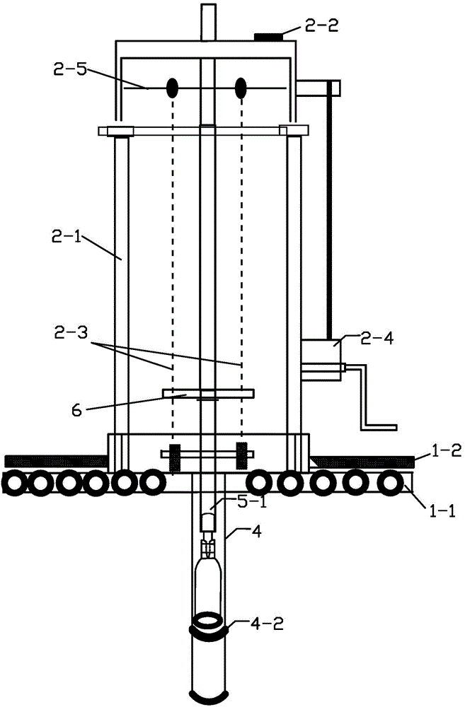 Equipment and method for on-site sampling in soft soil areas for survey work