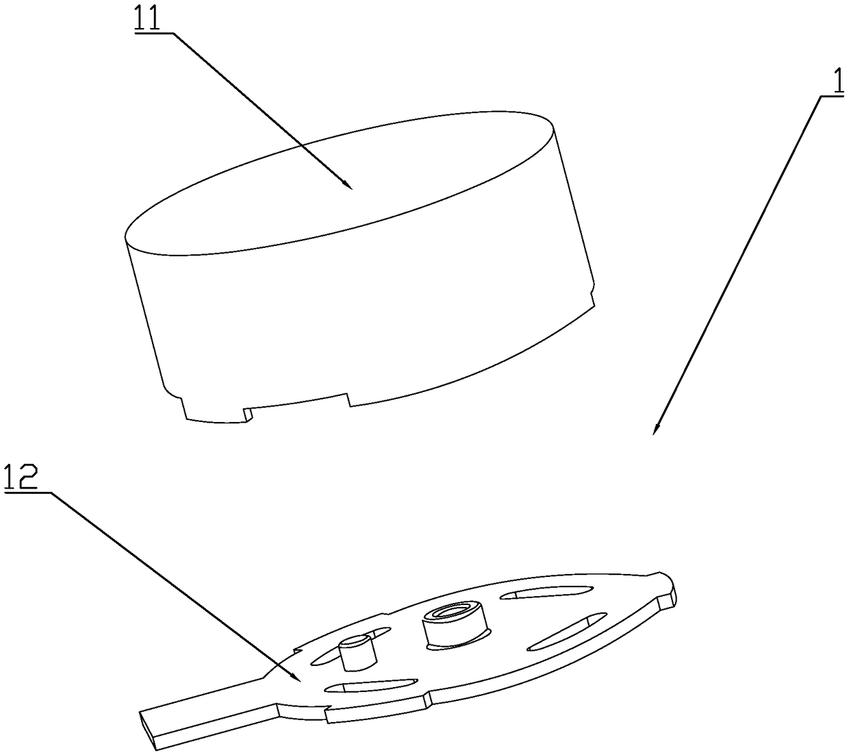 Flat brushless vibration motor