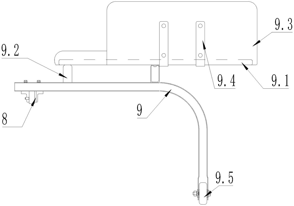 Use method of electric ligament stretching integrated machine with massager