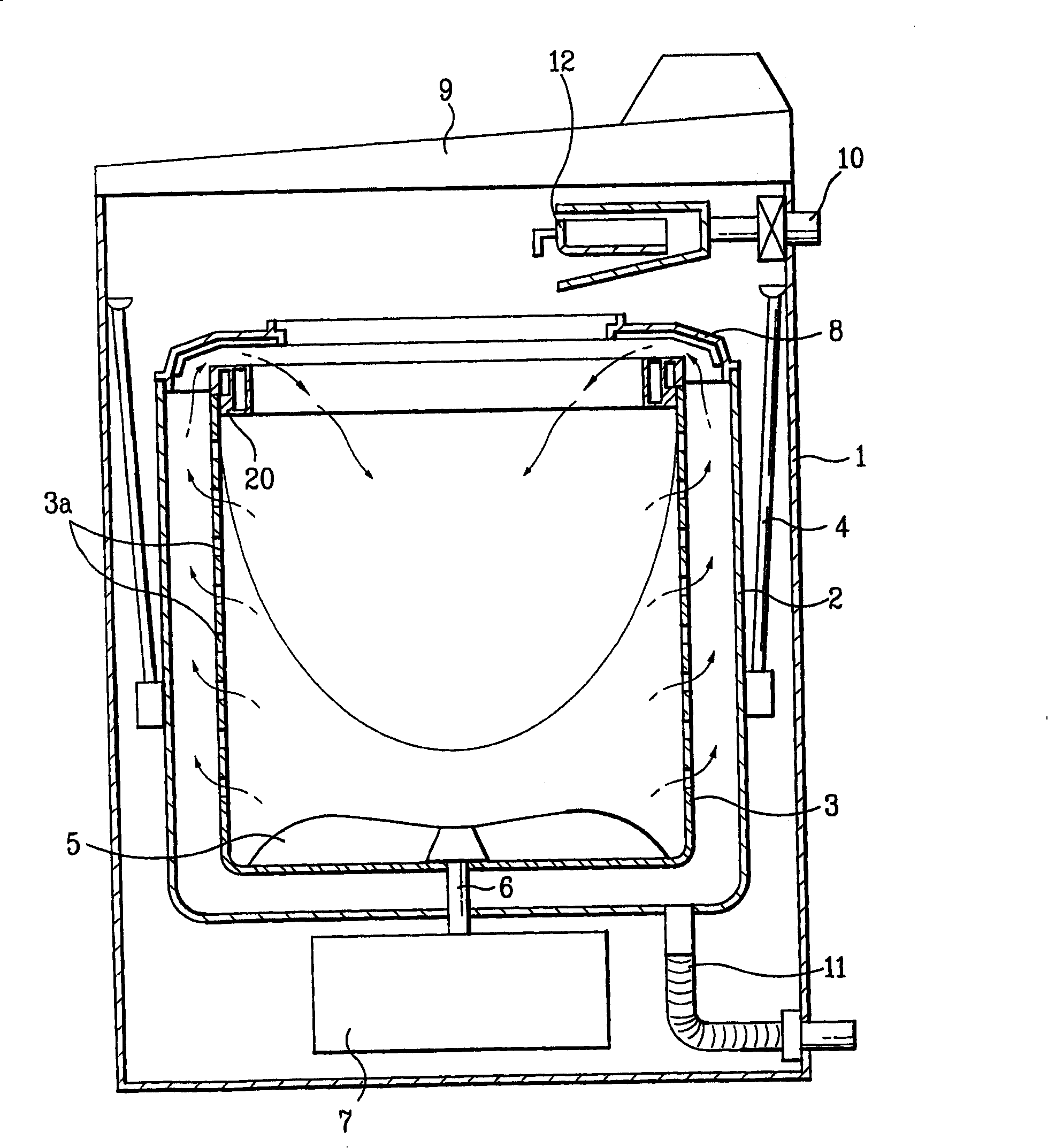 Anti-microbial plastic composition and washing machine comprising the parts manufactured by using the same