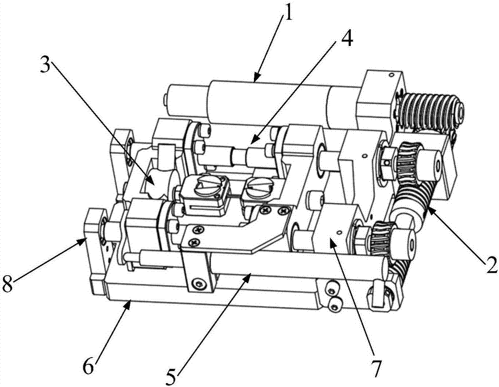 Material mechanics property testing device