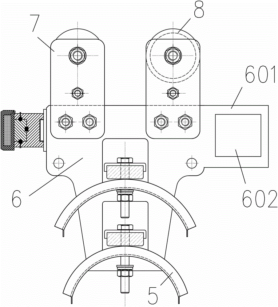 Head end of cable festoon