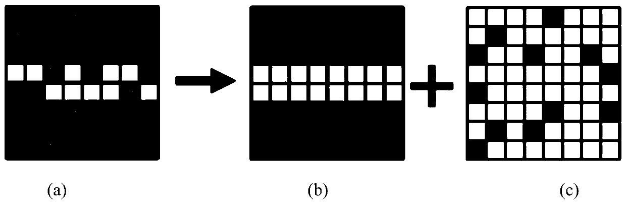 Seismic image completion method based on information entropy norm