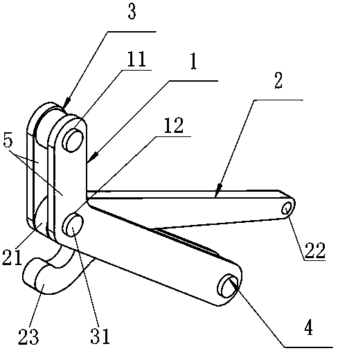 Hoisting and automatic unhooking method of dike twisting body