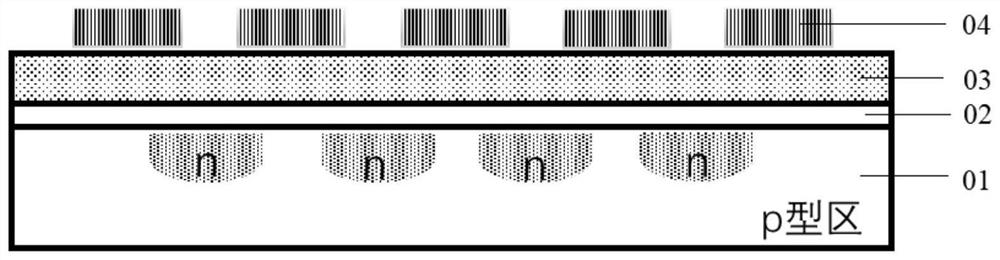 Method for leading out electrical properties of mercury cadmium telluride pn junction and detector chip