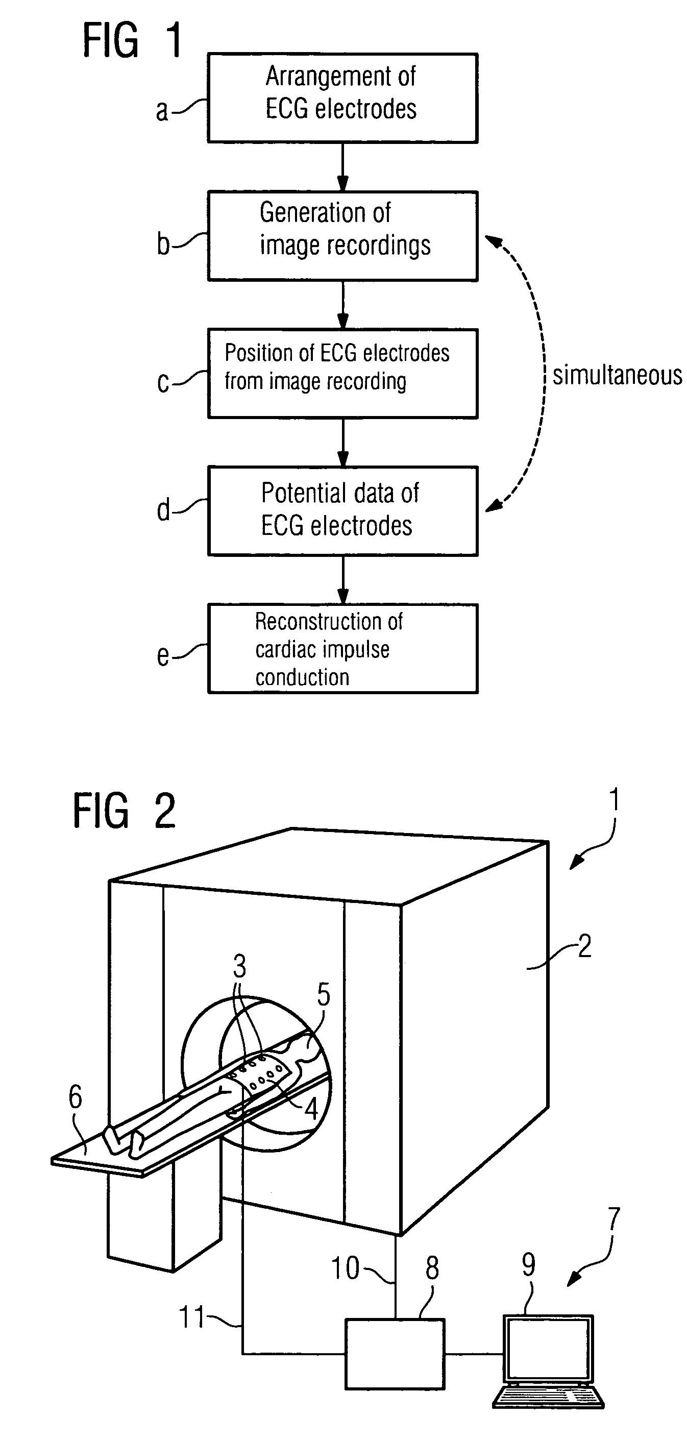 Method for determining cardiac impulse conduction and associated medical device