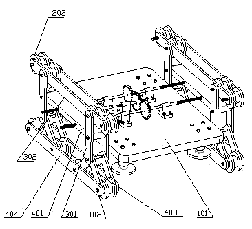 Transformable caterpillar