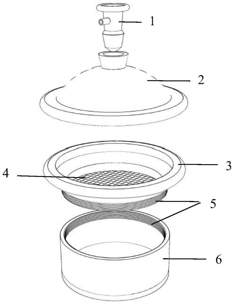 Device and method for preparing film-coated self-healing material