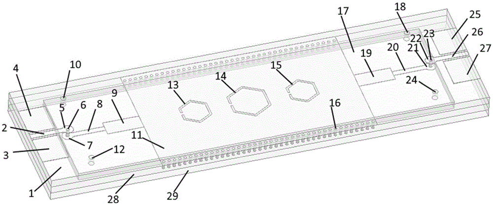 Substrate integrated waveguide microwave tunable filter based on liquid crystal material