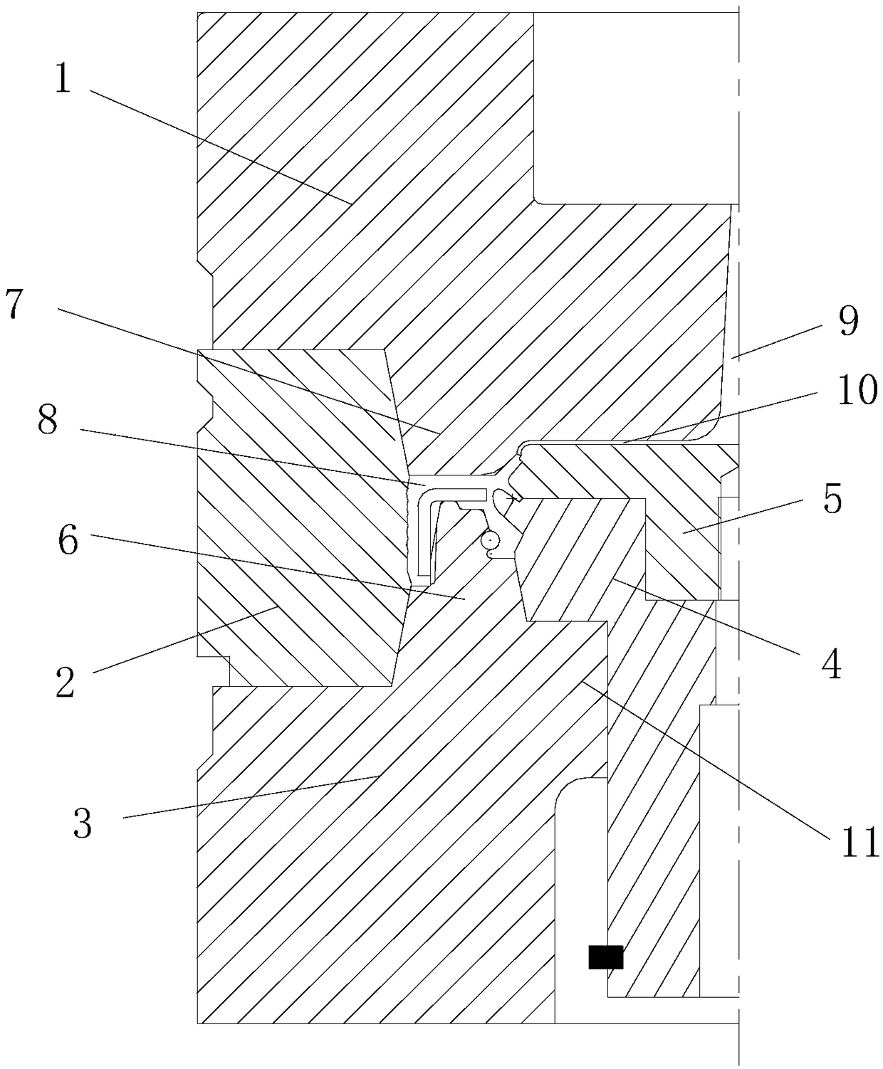 Improved oil seal type mold