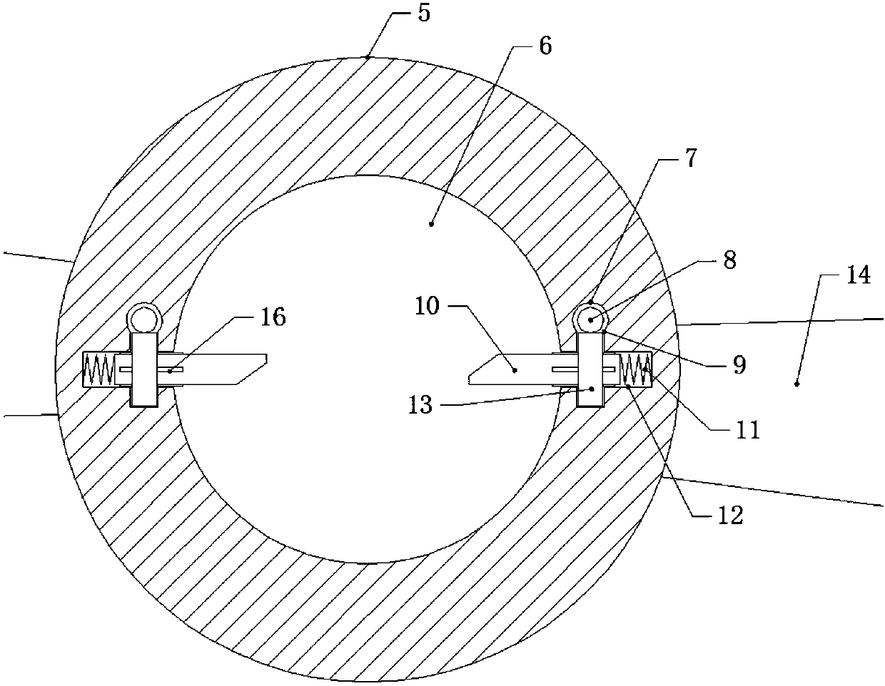 Quick-dismountable unmanned aerial vehicle propeller fixing mechanism