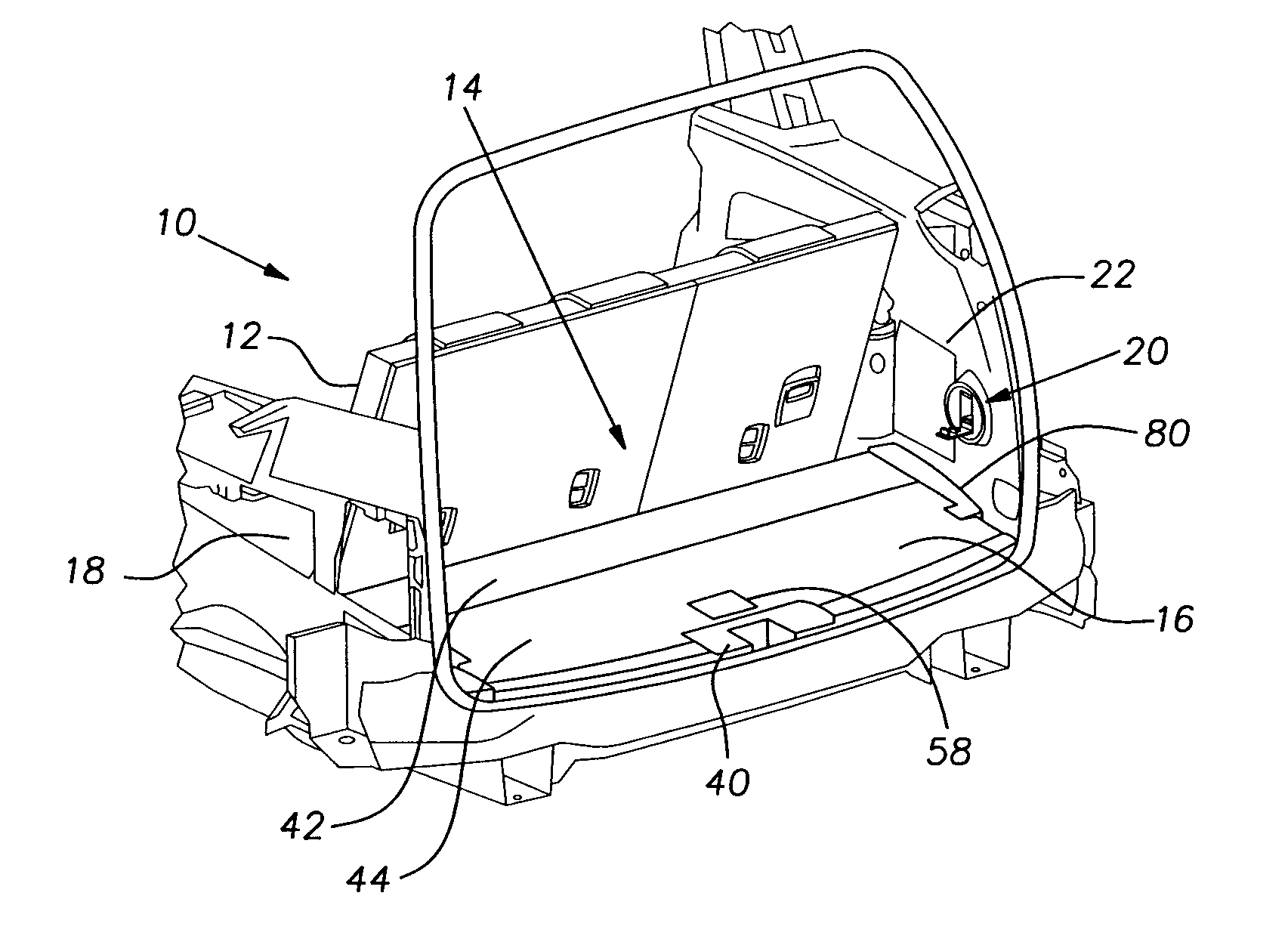 Multi-function cargo lid/floor