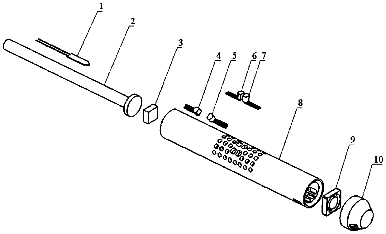 Temperature regulating device used for handle and regulating method thereof