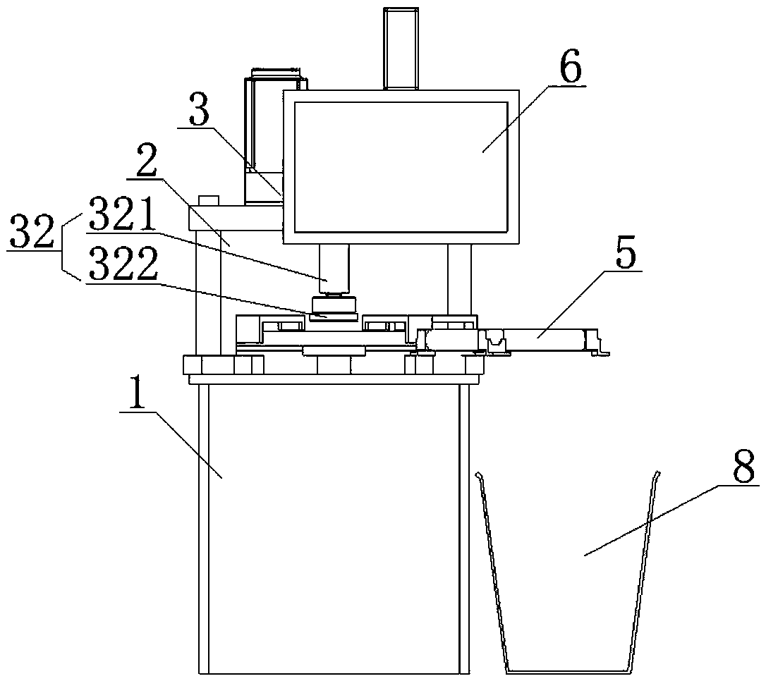 Butterfly spring destructive testing machine