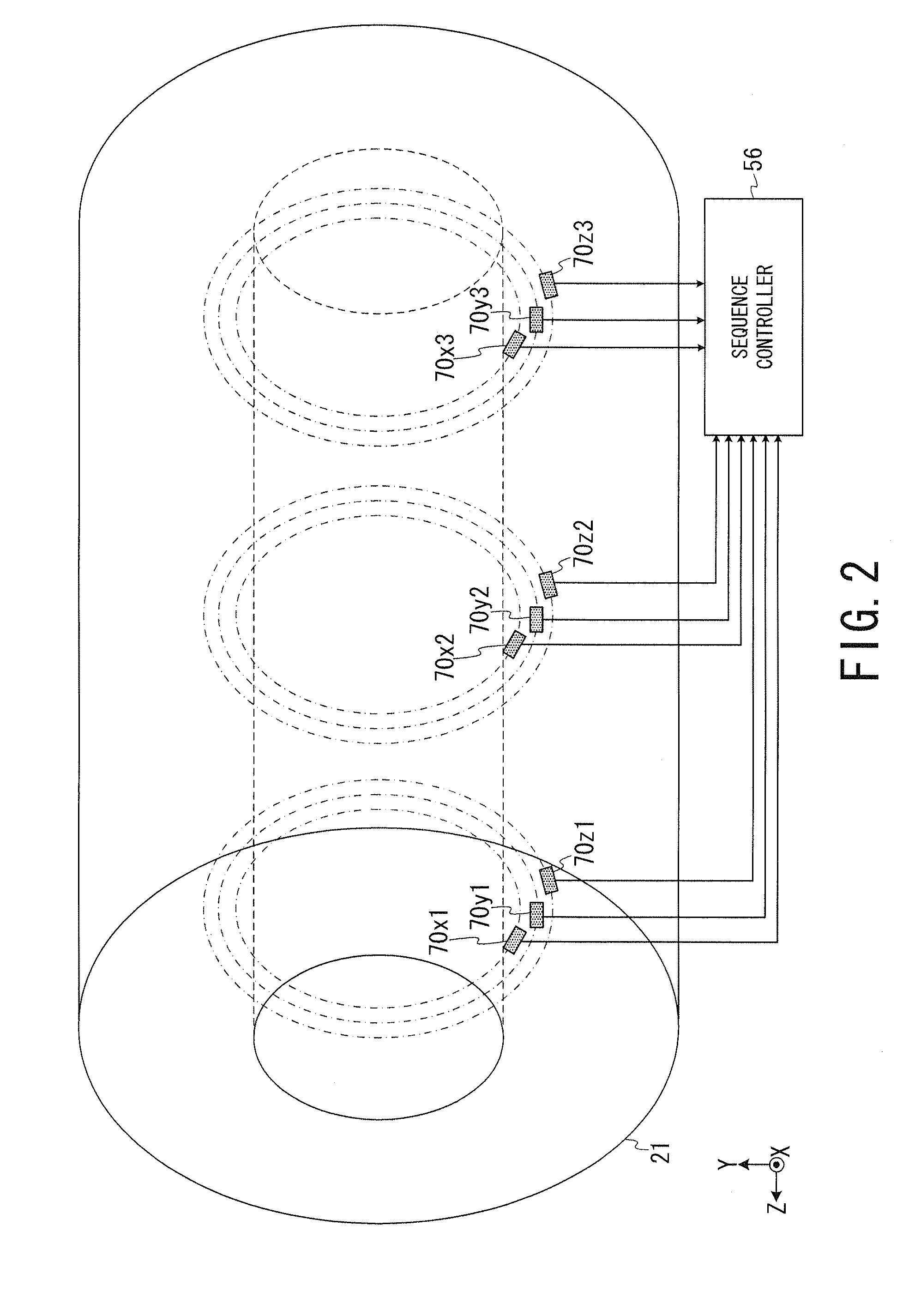 Magnetic resonance imaging apparatus and control device of a magnetic resonance imaging apparatus