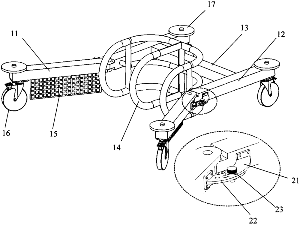 Adjustable walking aid