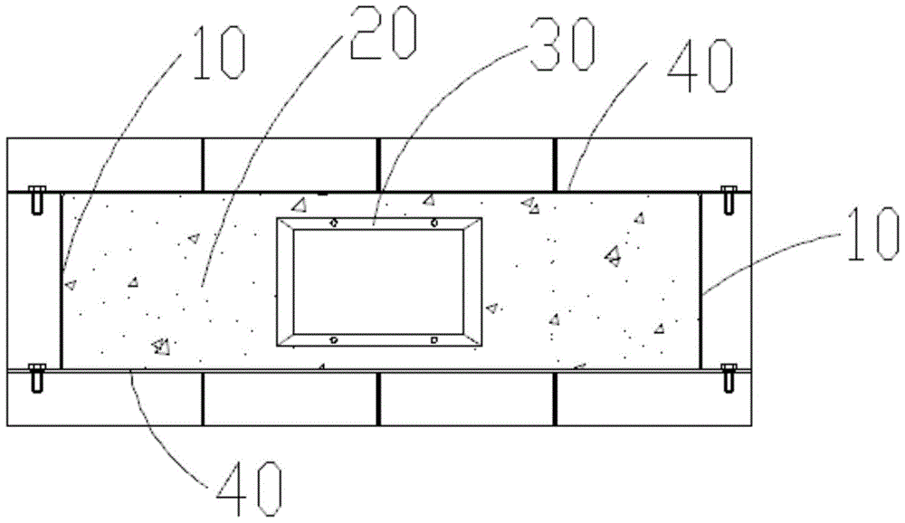 Manufacturing method of prefabricated concrete drinking water table and concrete drinking water table