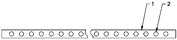 High-frequency electromagnetic induction straight hot press heating plate