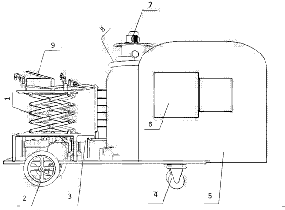 Novel semi-automatization pesticide spraying machine