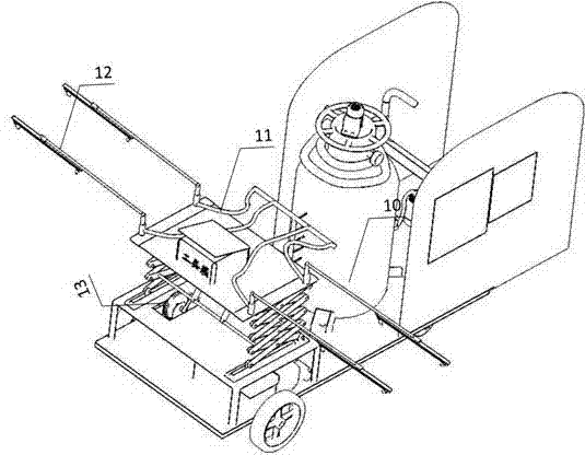 Novel semi-automatization pesticide spraying machine