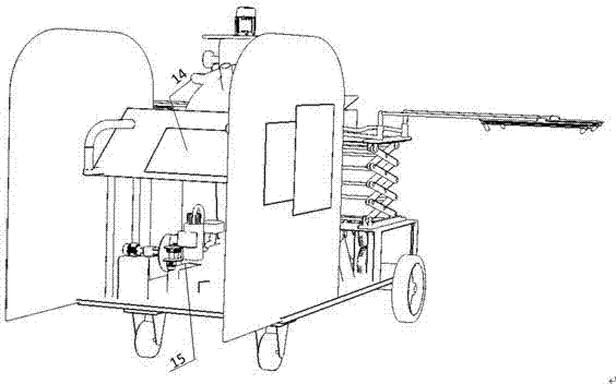 Novel semi-automatization pesticide spraying machine