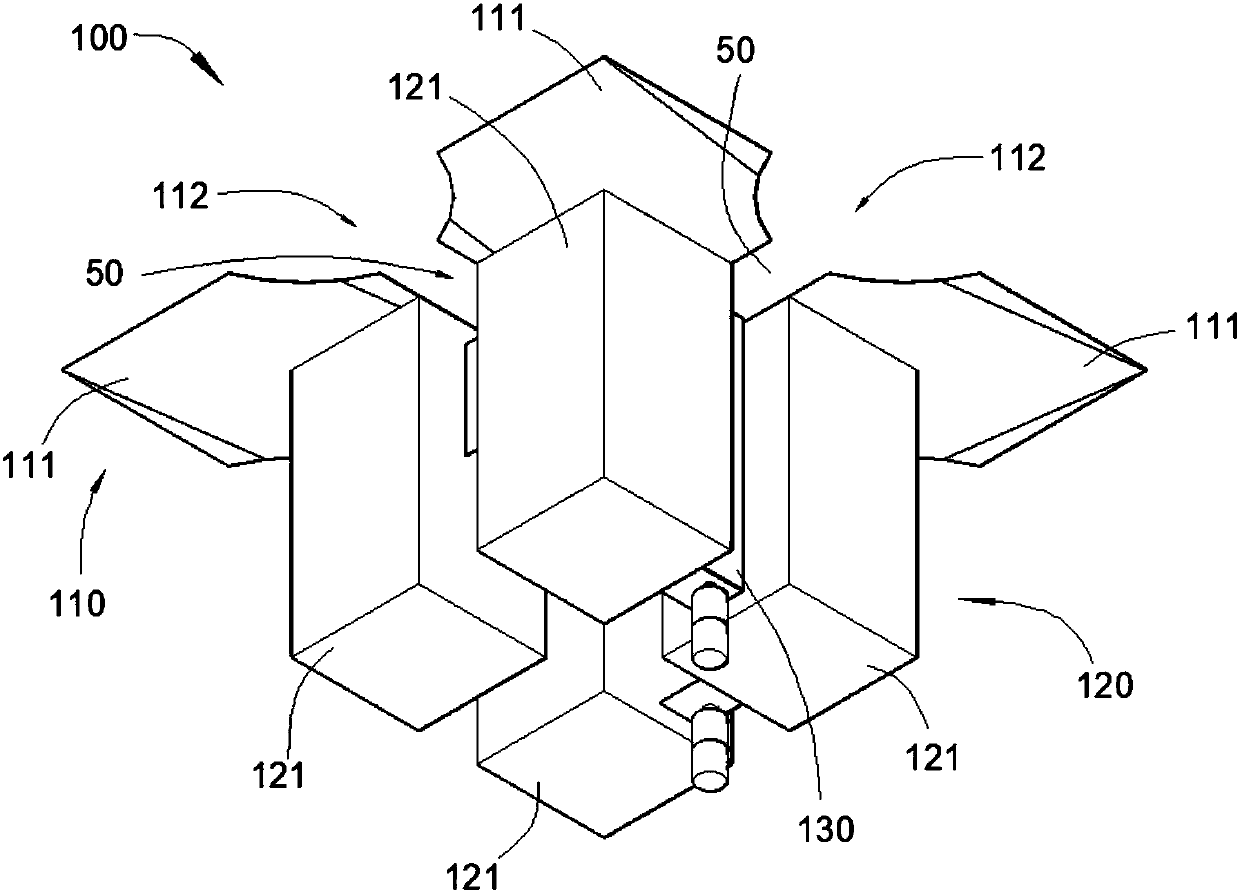 Base station array antenna and base station radio frequency equipment