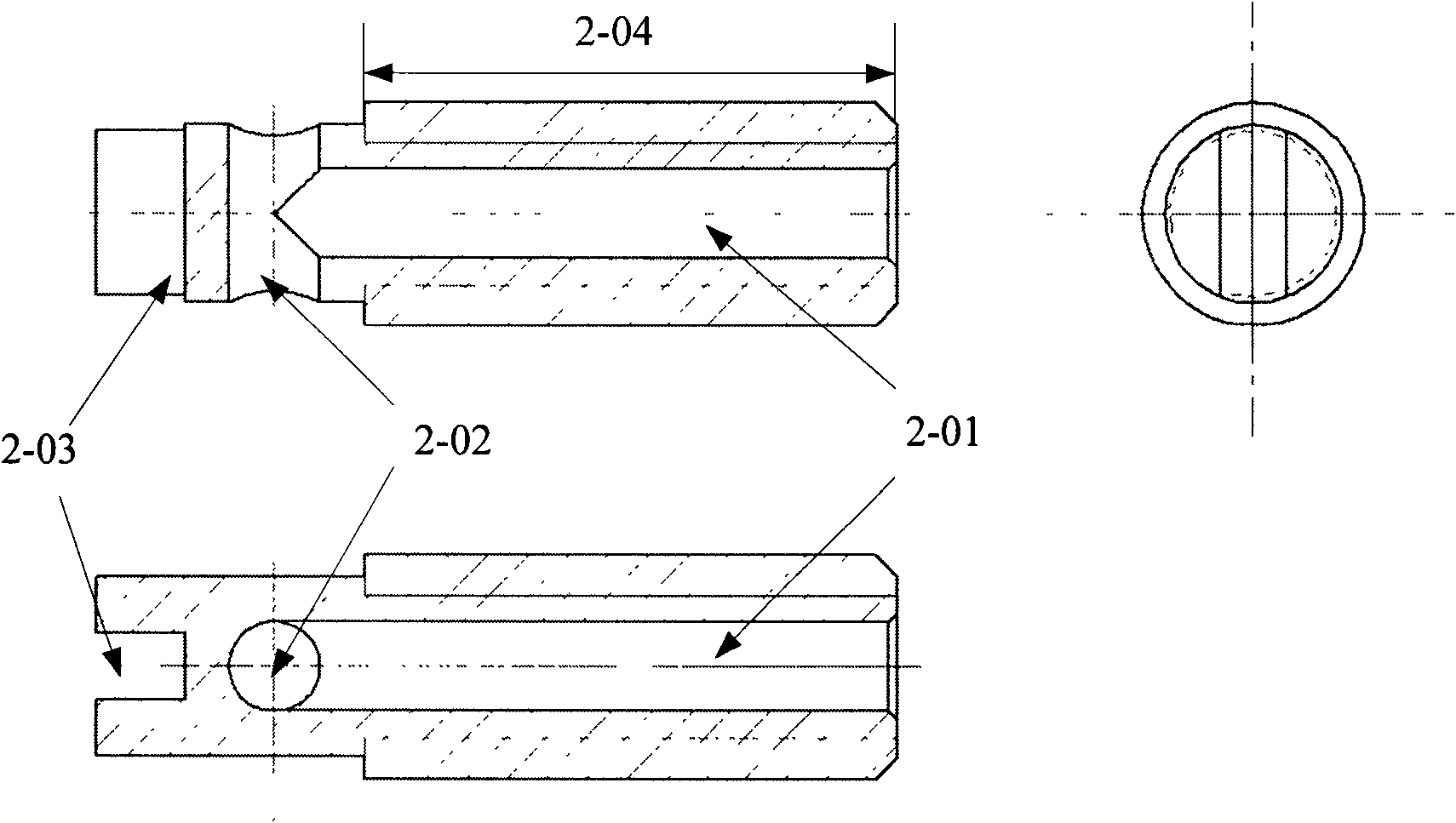 Flexible non-collision cold-finger limiting protecting device