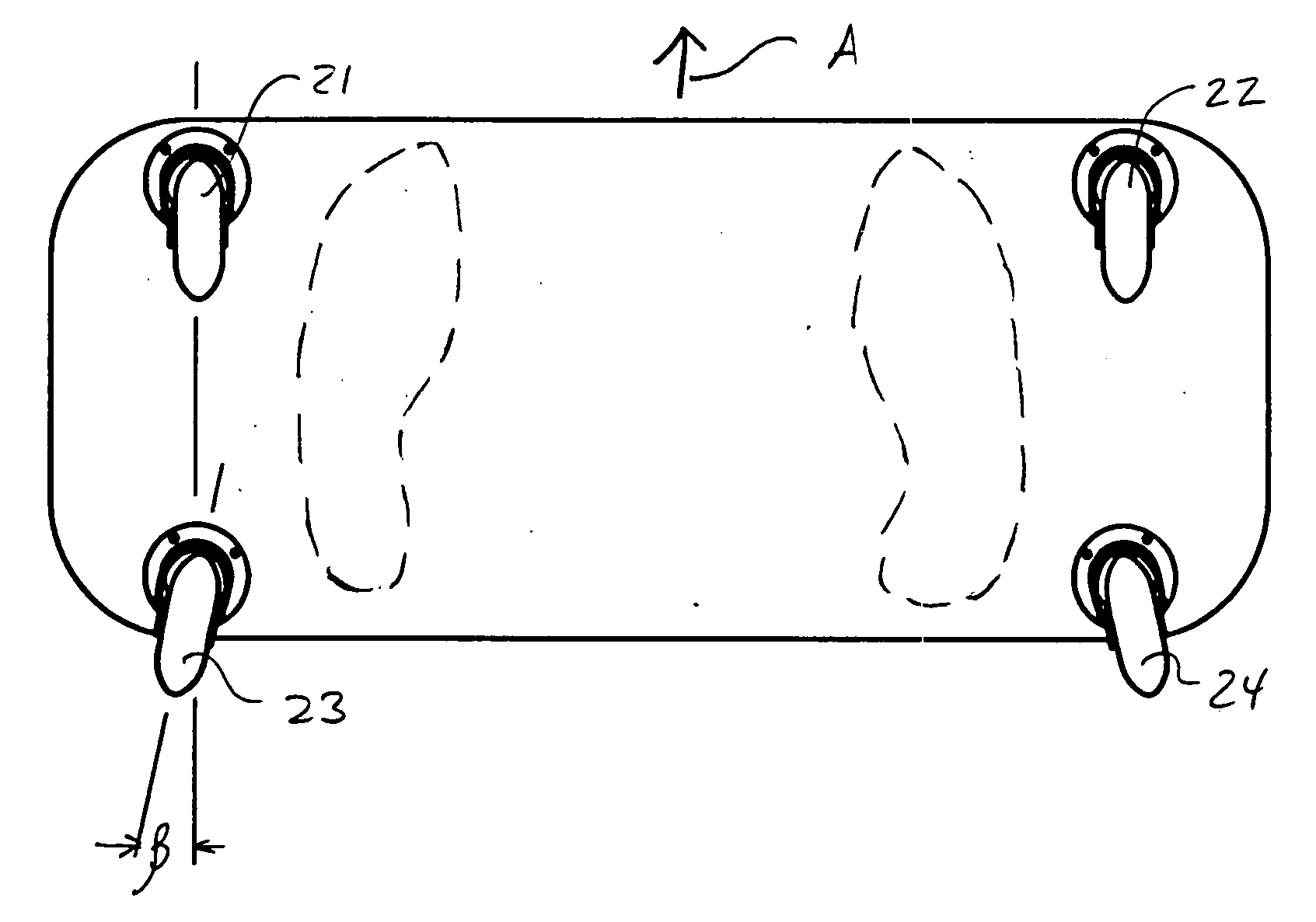 Side movement propelled wheeled recreational device