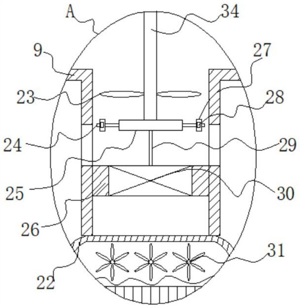 Asphalt pavement cleaning device for environmental engineering and use method