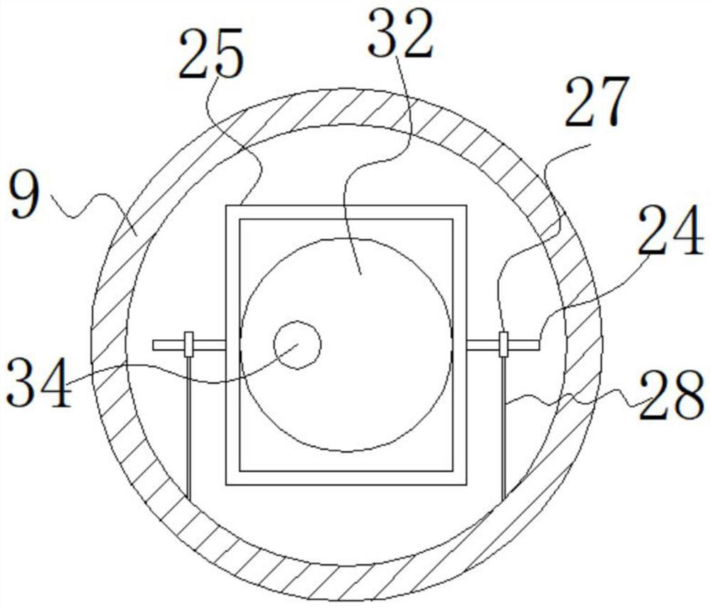 Asphalt pavement cleaning device for environmental engineering and use method